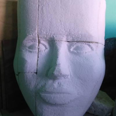 Rostro En Poliestireno